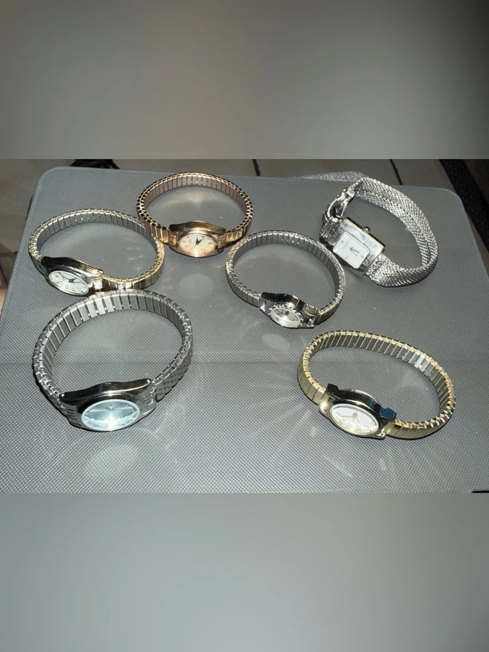 Mixed Estate Jewelry Watch Lot - 6 Womens Vintage Quartz Watches For Parts Craft
